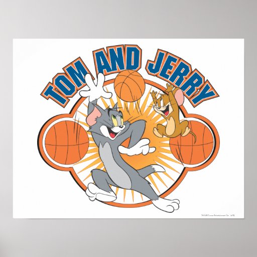 Tom And Jerry Basketball 4 Poster Zazzle