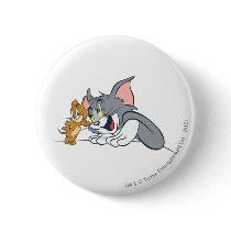 Tom and Jerry Best Buds Button