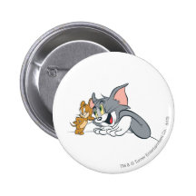 Tom and Jerry Best Buds Button