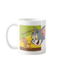 Tom and Jerry Hanna Barbera Logo Mug
