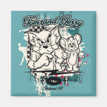 Tom and Jerry Hollywood CA Fridge Magnets