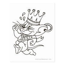Tom and Jerry King Jerry Post Cards