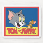 Tom And Jerry Logo Flat Mousepads