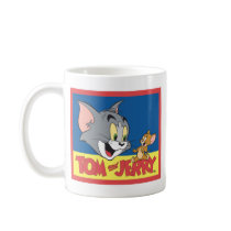 Tom And Jerry Logo Flat Coffee Mugs