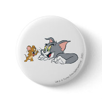 Tom and Jerry Make Faces Pin