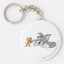 Tom and Jerry Make Faces Key Chain
