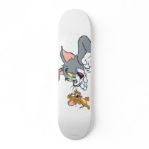 Tom and Jerry Make Faces Custom Skateboard