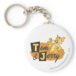 Tom and Jerry Mouse In Paw Logo keychains