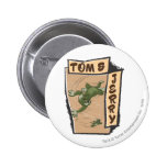 Tom and Jerry On A Tan Couch buttons