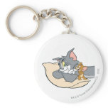 Tom and Jerry On Pillow keychains