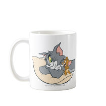 Tom and Jerry On Pillow Mug