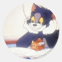 Tom And Jerry Read a Book Stickers