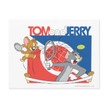 Tom and Jerry Tennis Stars 4 Post Cards