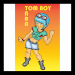 tom boy tara pinup Xray Specs posters
