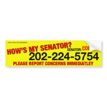 Tom Coburn bumper stickers