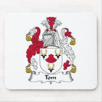 Tom Family Crest mousepads