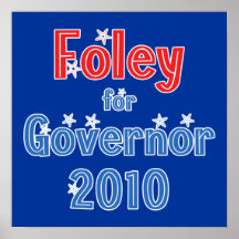 Tom Foley para el diseño de la estrella del gobern Poster