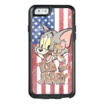 Tom & Jerry With US Flag OtterBox iPhone 6/6s Case
