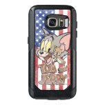 Tom & Jerry With US Flag OtterBox Samsung Galaxy S7 Case