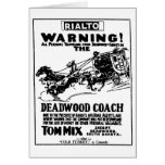 Tom Mix Deadwood Coach 1925 Cards