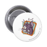 Tom Scaredy Cat buttons