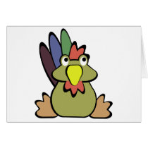 Tom Turkey Greeting Card