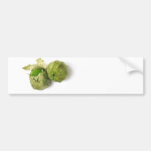 Tomatillo para la salsa Verde Pegatina De Parachoque