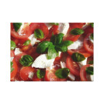 Tomato And Mozzarella Salad Canvas Print
