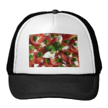 Tomato and Mozzarella Salad Mesh Hat