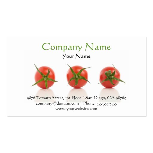 Tomato Business Card