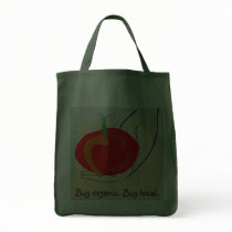 Tomato 'Buy organic. Buy local' Bag by eyecontact Tomato 'Buy organic. Buy local' Bag