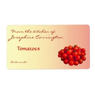 Tomato Canning Labels
