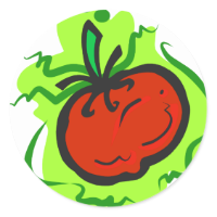 Tomato Classic Round Sticker