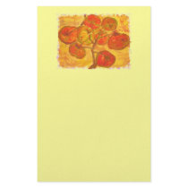tomato cluster watercolour personalized stationery