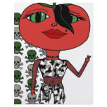 Tomato Girl - George with Skulls Flyer