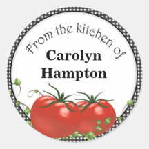 Tomato Labels Stickers