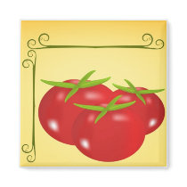 Tomato magnets by EveStock Tomato magnets