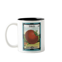 Tomato Seed Packet - Burt's Seeds mugs by vintagegiftmall Tomato Seed Packet - Burt's Seeds mugs