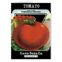 Tomato Seed Packet Cards