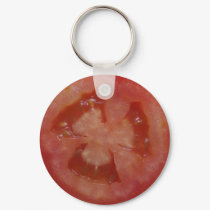Tomato Slice keychains
