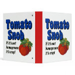 Tomato Snob Funny Garden Binder