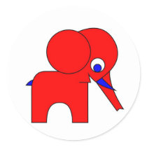 Tomato Round Stickers