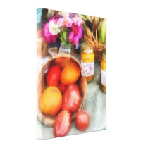 Tomatoes and Peaches canvas prints