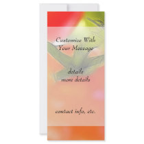 Tomatoes Close Up Custom Rack Card