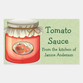 Tomatoes Design Canning Label