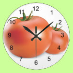 Tomatoes Design Wall Clock wall clocks