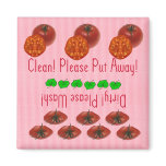 Tomatoes dishwasher magnet