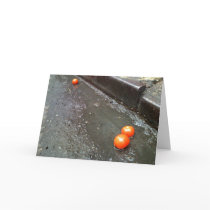 Tomatoes out of the gutter. cards