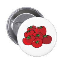 Tomatoes Pinback Button