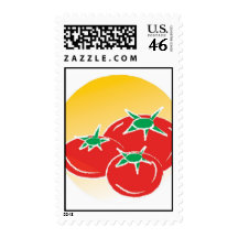 tomatoes postage stamp